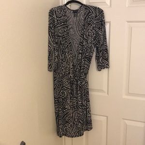 Plus size wrap dress